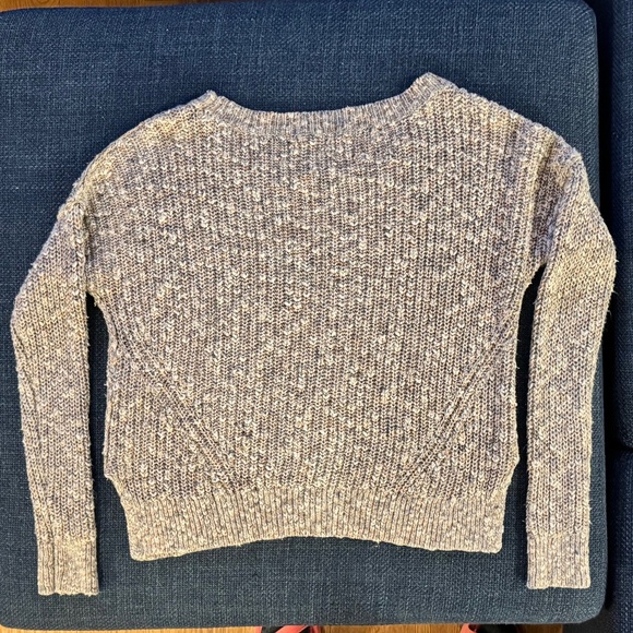 Abercrombie Cropped Chunky Knit Sweater XS – Soft Neutral Taupe elevated basic - Picture 2 of 14